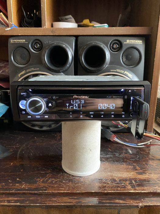 PIONEER DEH-S520BT - ВИСОК КЛАС- USB Bluetooth CD Радио плеър сд кола