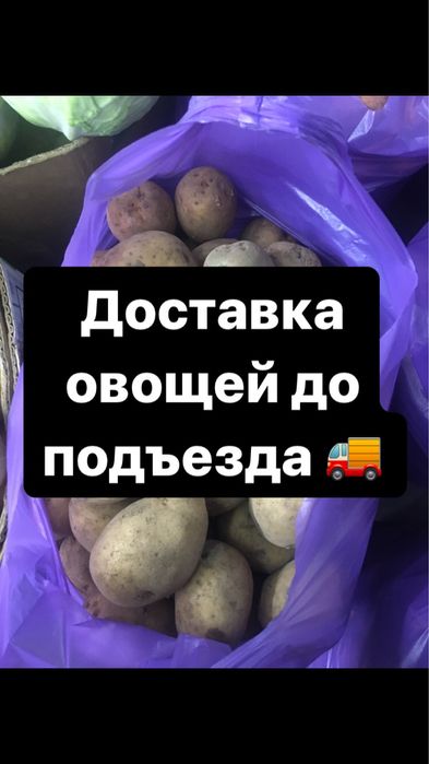 Доставка овощей до подъезда!