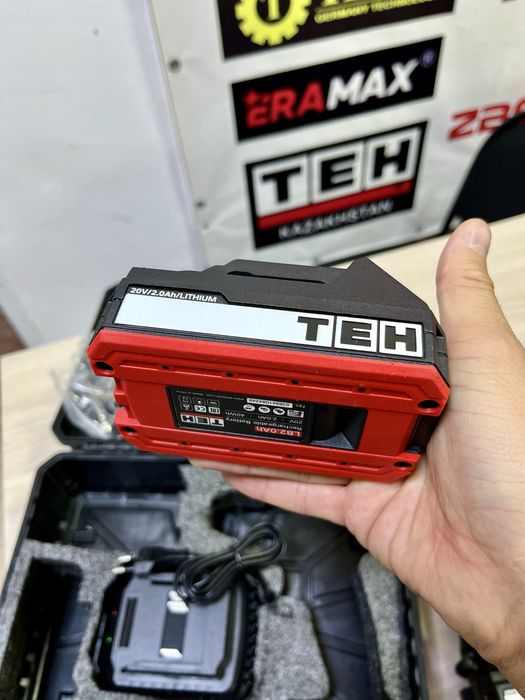 Аккумуляторный шуруповерт ТЕН, TEH.