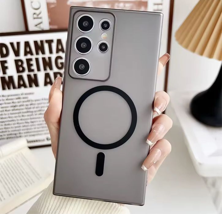 Samsung S25/PLUS/ULTRA/S24/S24 PLUS Husa Folie Magsafe Hard Super Slim