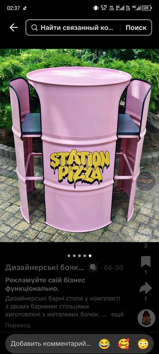 Уникальные мебель из металлических бочек – стиль, прочность.