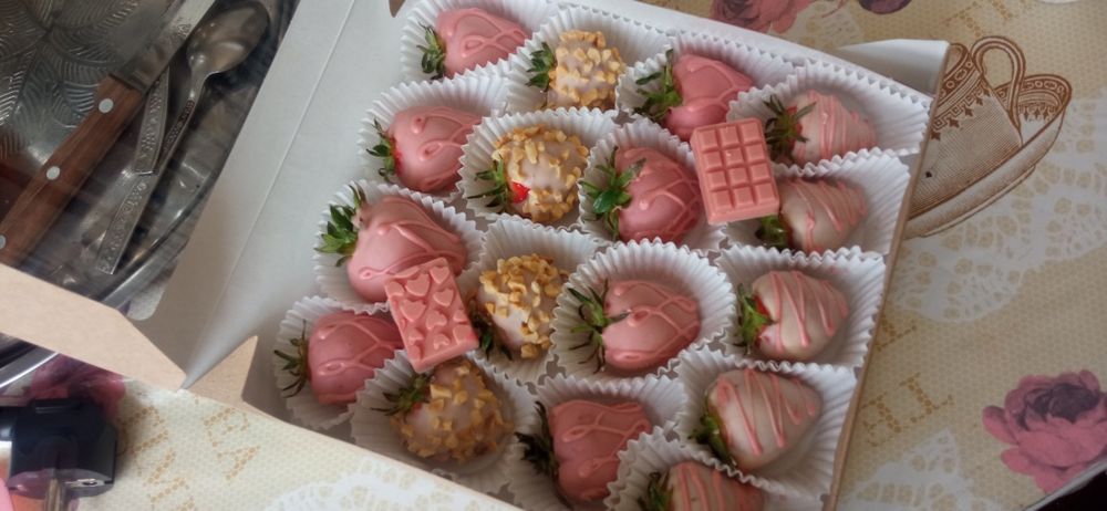 Клубника в шоколаде!