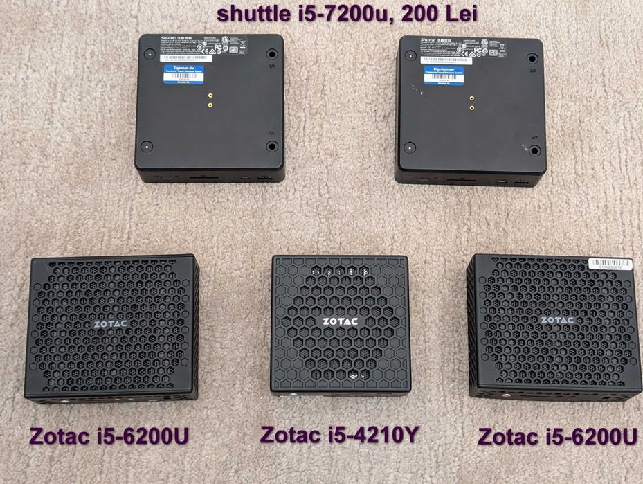 Mini calculator Zotac Shuttle fără HDD / fără alimentatoare