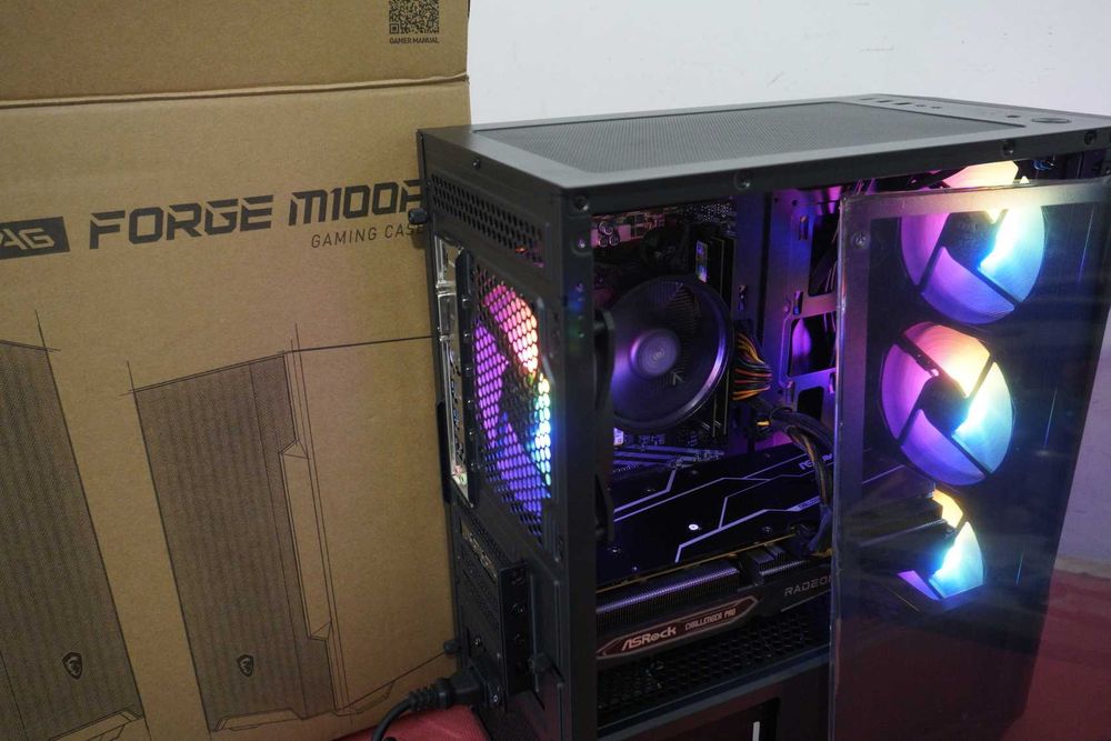 Gaming PC: Ryzen 5500/ RX 6600 XT/ 16GB/ 512GB Nvme/ Corsair PSU