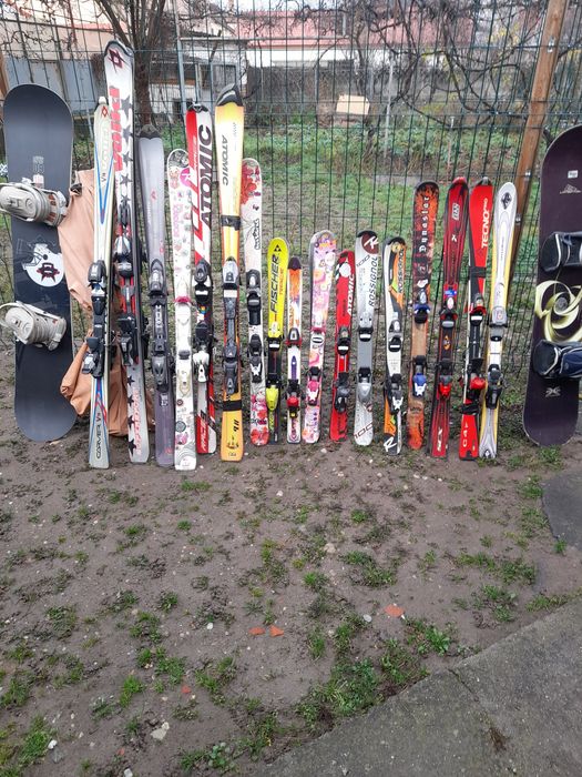 Vând skiuri, plăci și biciclete import Germania
