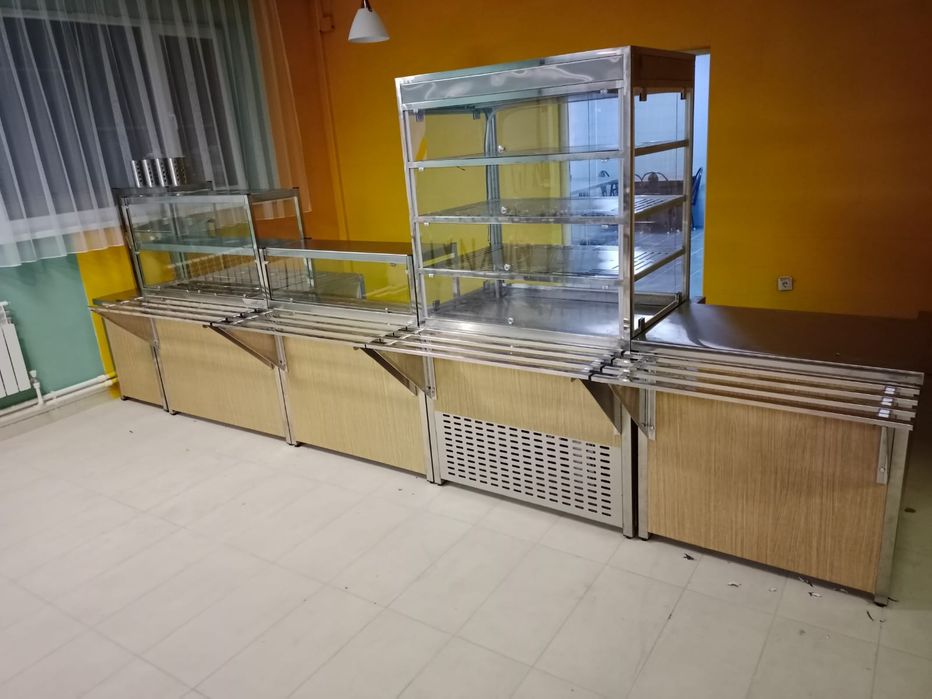 Профессиональный кухонные оборудование линя раздачи мармит