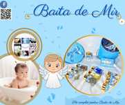 Set băiţă de a doua zi după botez - cadou elegant cu naşii