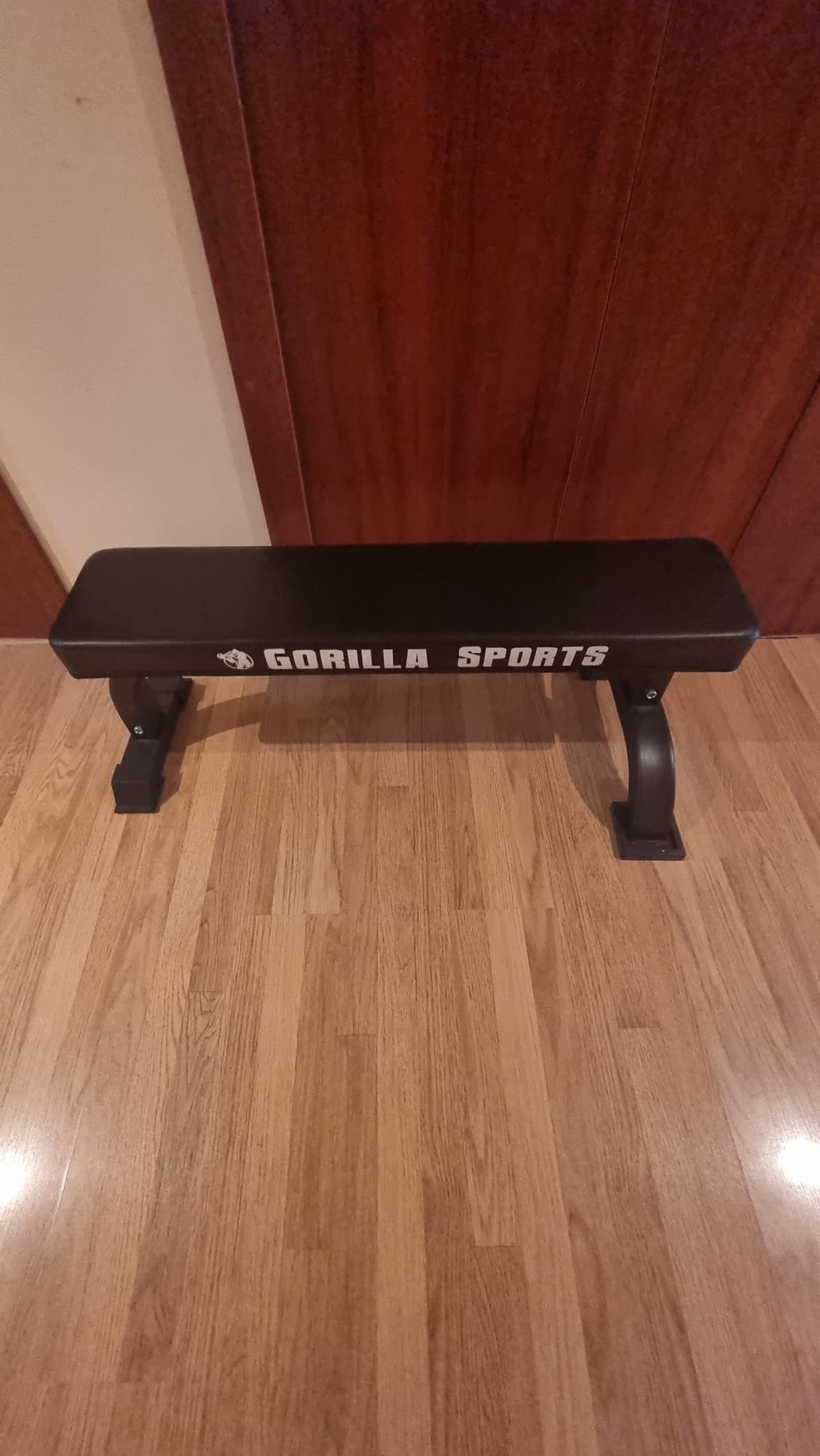 Banca Fitness Gorilla Sports + Gantere & Disc