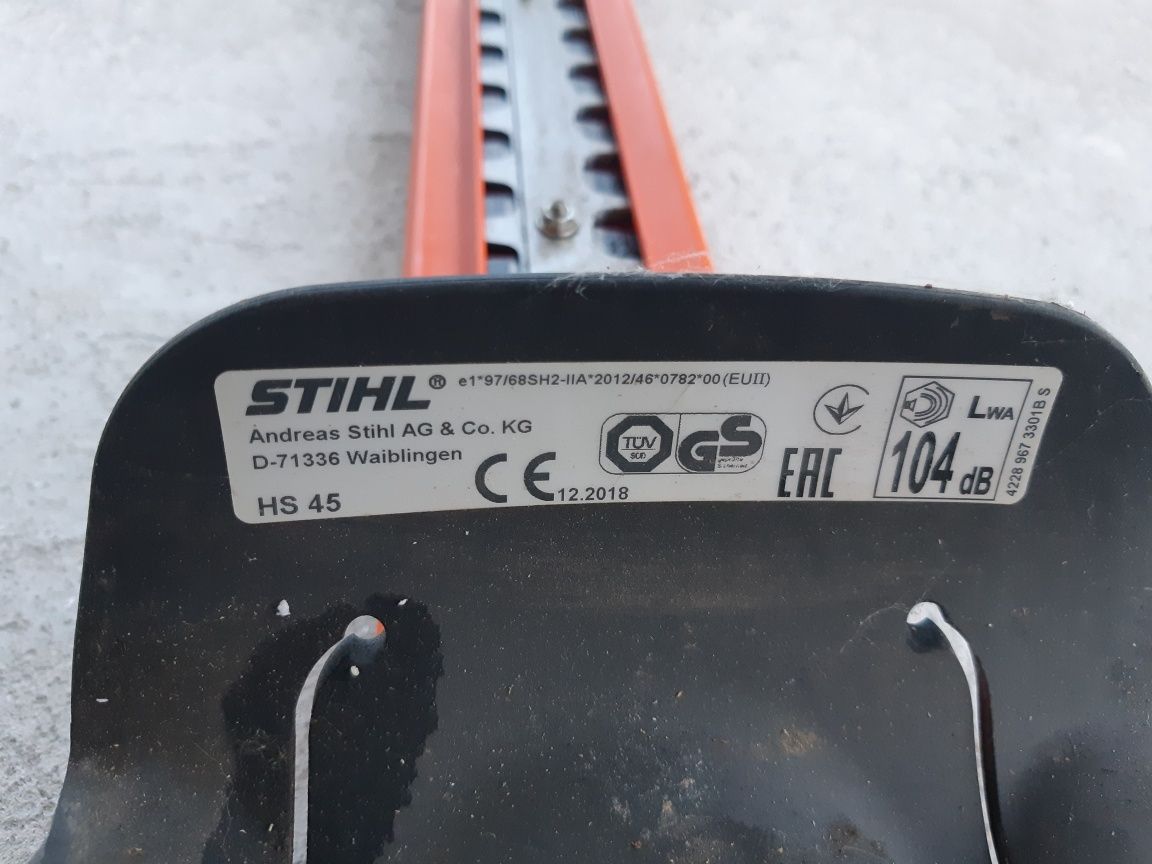 Motofoarfeca Stihl HS 45