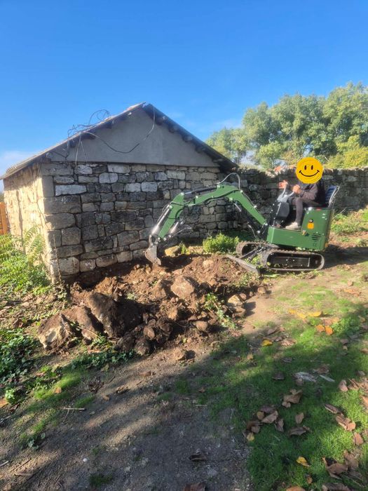 Услуги с мини багер