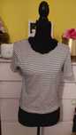 Bluza/tricou Zara cu dungute, office cu volanase TRANSPORT GRATUIT