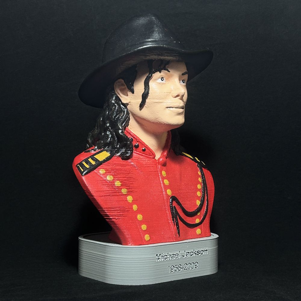 Bust 3D Michael Jackson