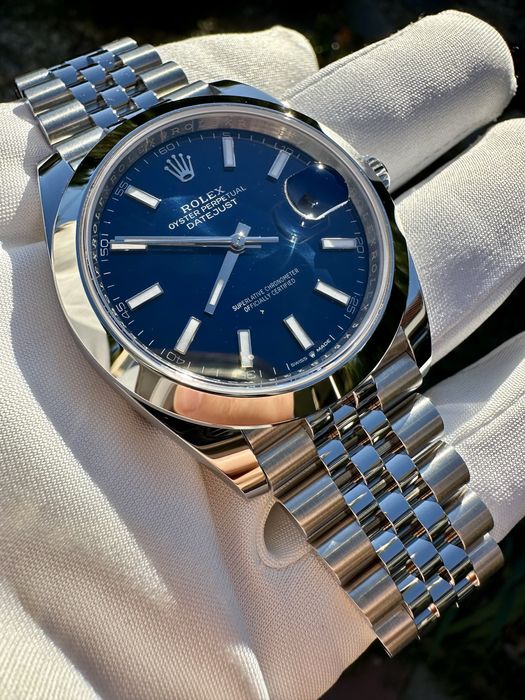 Rolex Datejust 41 Jubilee, Blue Dial. Nou 10/2025, factura, full set.