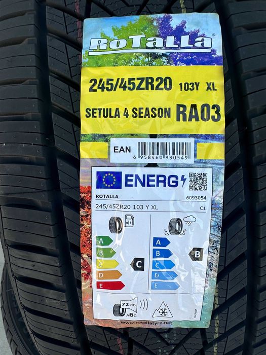 Всесезонен спорт пакет ROTALLA 245/45R20 275/40R20  2454520  2754020