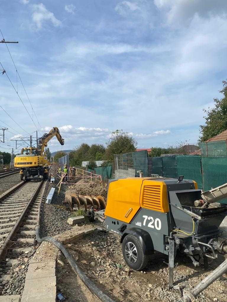 Inchiriez Pompa stationara pentru beton in jud. Sibiu