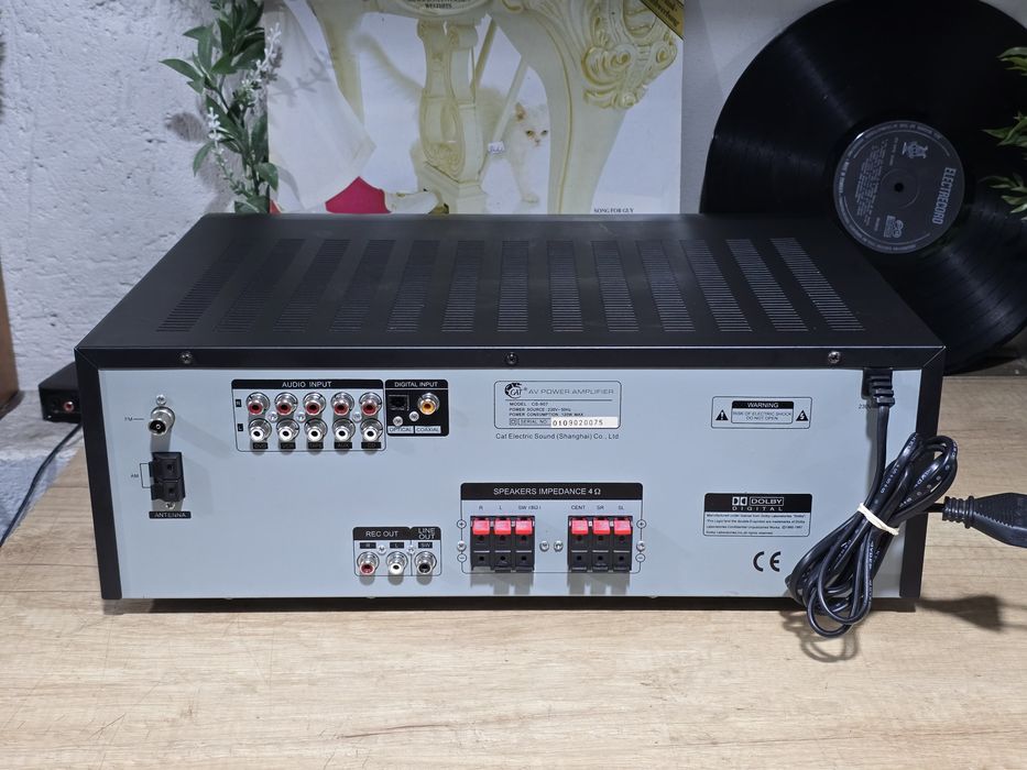 Amplituner CAT cs-907, receiver 2.0 hifi 5.1 surround cinema