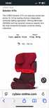 Gemeni Scaun auto isofix Cybex  X-Fix 15-36kg pozitie de somn 2 buc