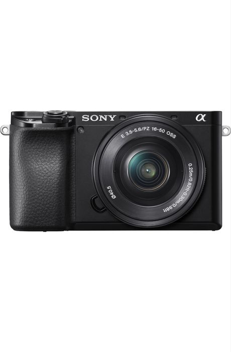 Aparat Foto Sony Alpha A6100, 24.2MP, 4K, Negru + Obiectiv 16-50mm