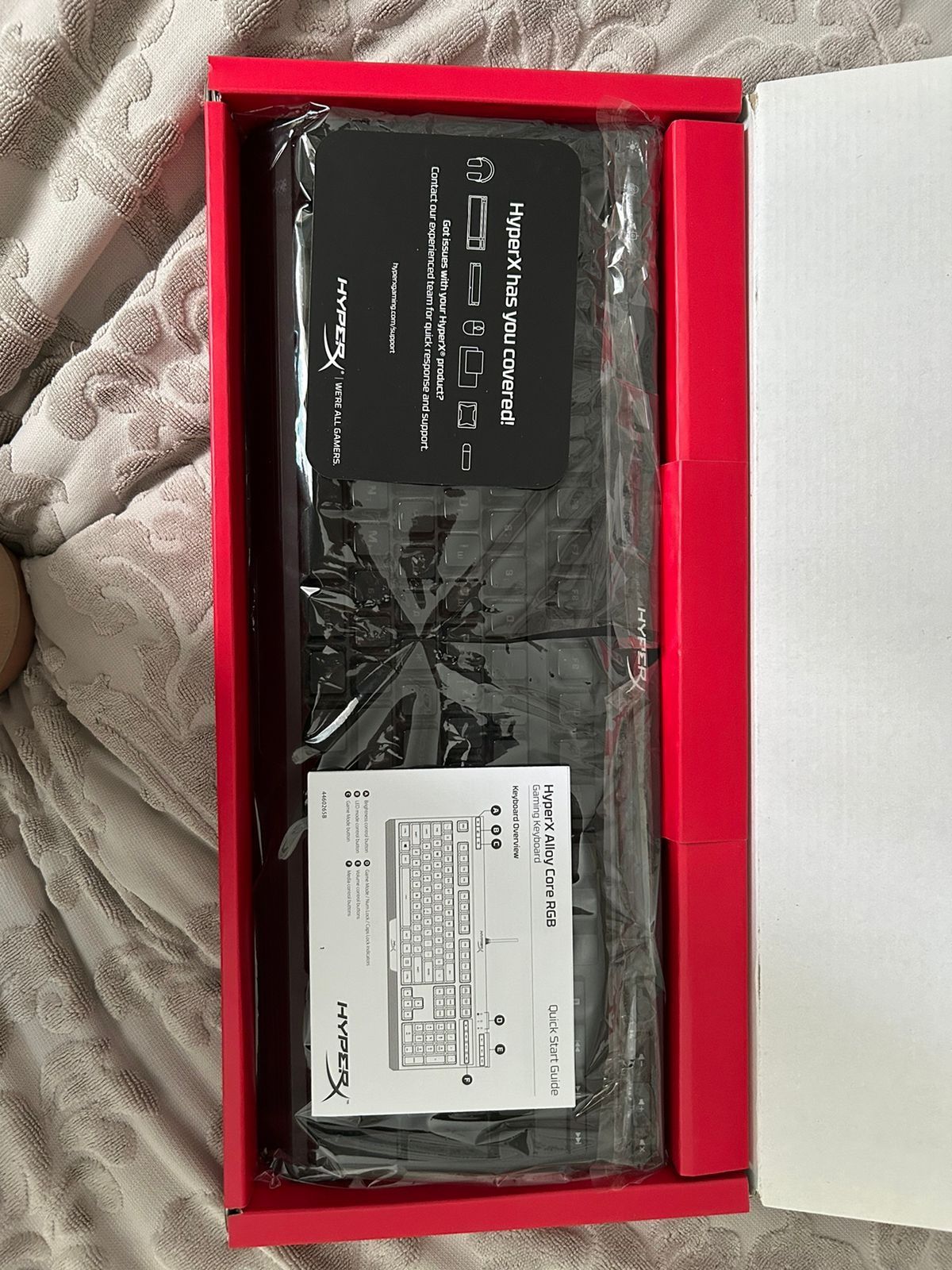 Клавиатура HyperX Alloy core RGB