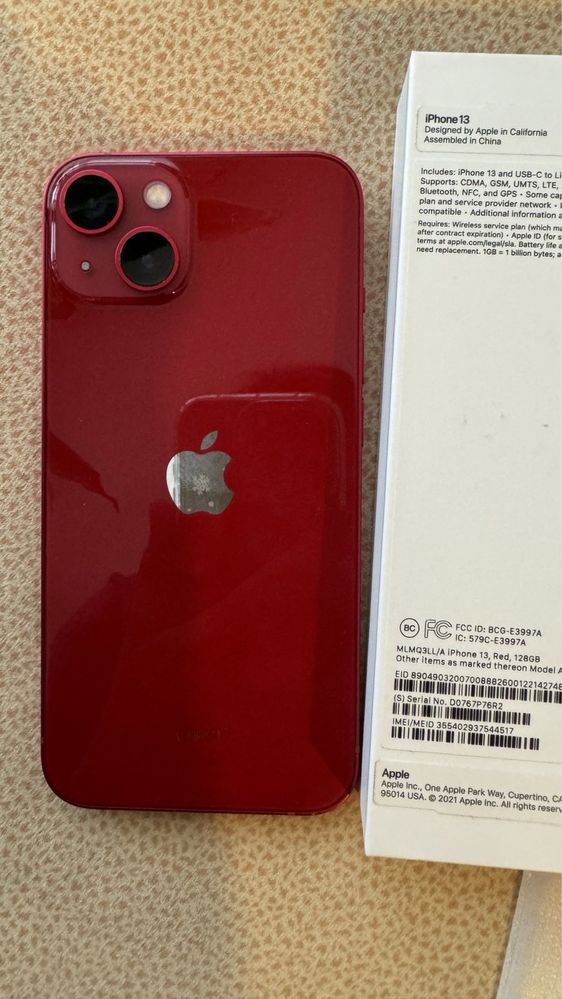 Iphone 13 128 GB red