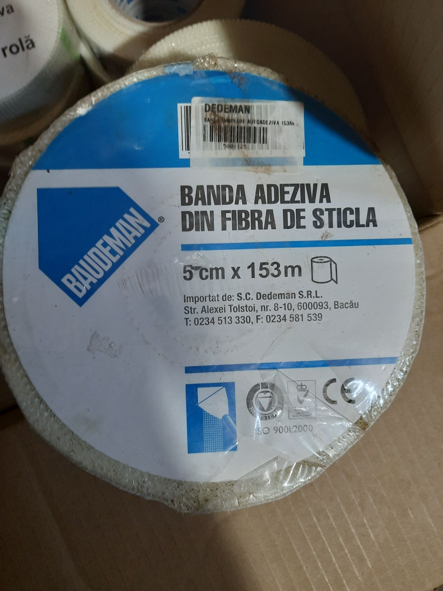 Banda din fibra de sticla 25m/banda adeziva