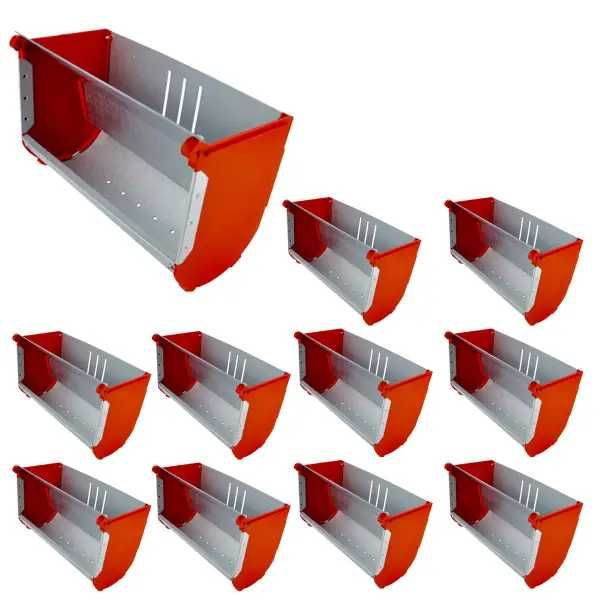 Hranitori pentru iepuri la set de 10 buc , 20 cm