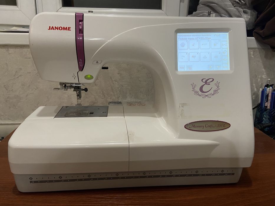 Janome memory craft 350e вышивальная машина