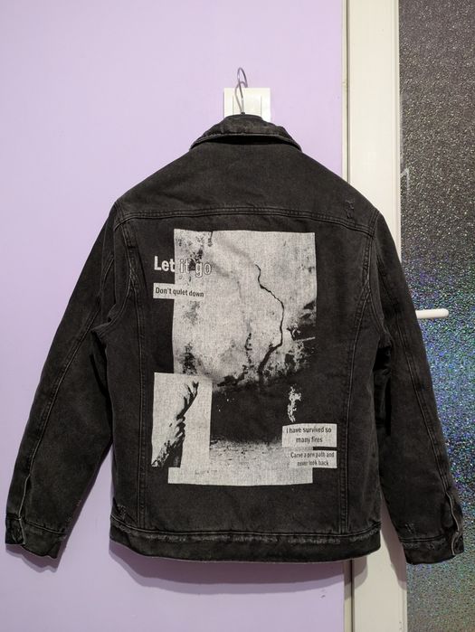 Geacă denim matlasată XS bărbați