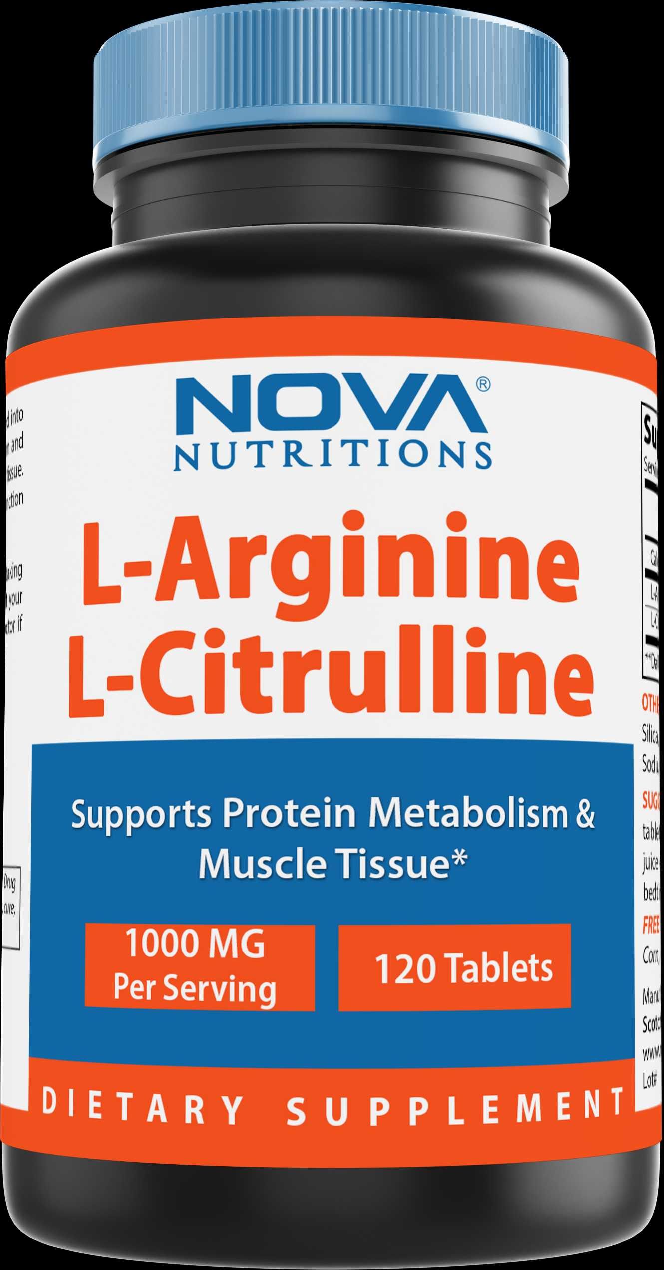 L-аргинин L- цитруллин 1000мг 120таб  L-Arginine L-Citrulline США