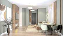 Apartament, Studio, 46,74 Mp Zona Coresi, Tractorul