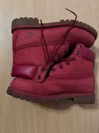 Bocanci/Ghete timberland unisex rosii 39