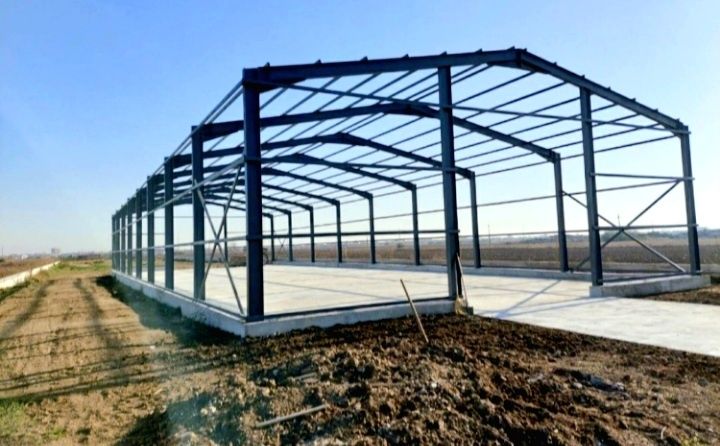 Vând hala metalica 8x25x4