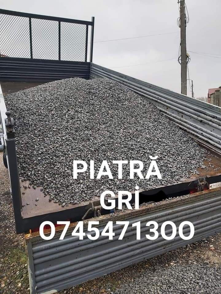 Piatra gri decorativă, piatra concasata pt constructii