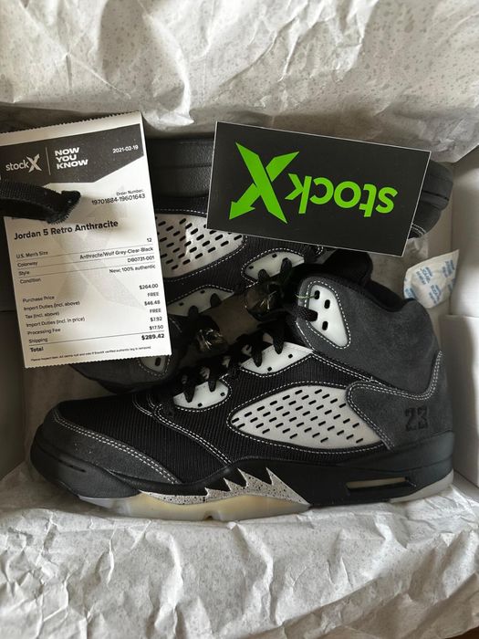 Nike Air Jordan 5 Retro Anthracite