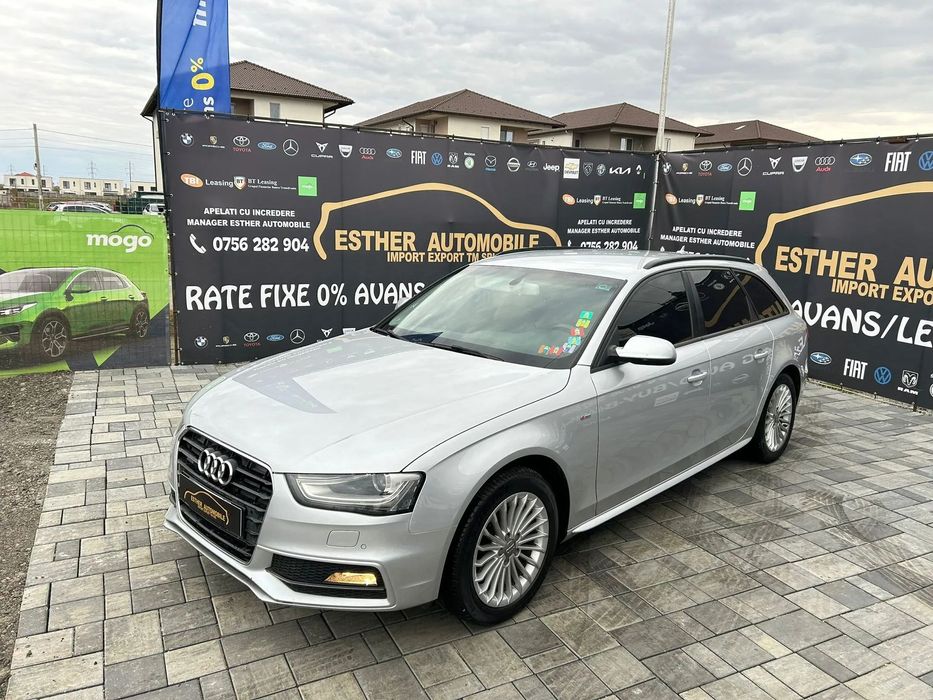 Audi A4 S-line +2014 2.0 Diesel 177 Cp Garantie / Rate/ Livrare
