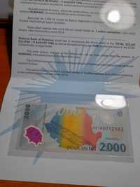 Bancnota Eclipsa 2000 Ron