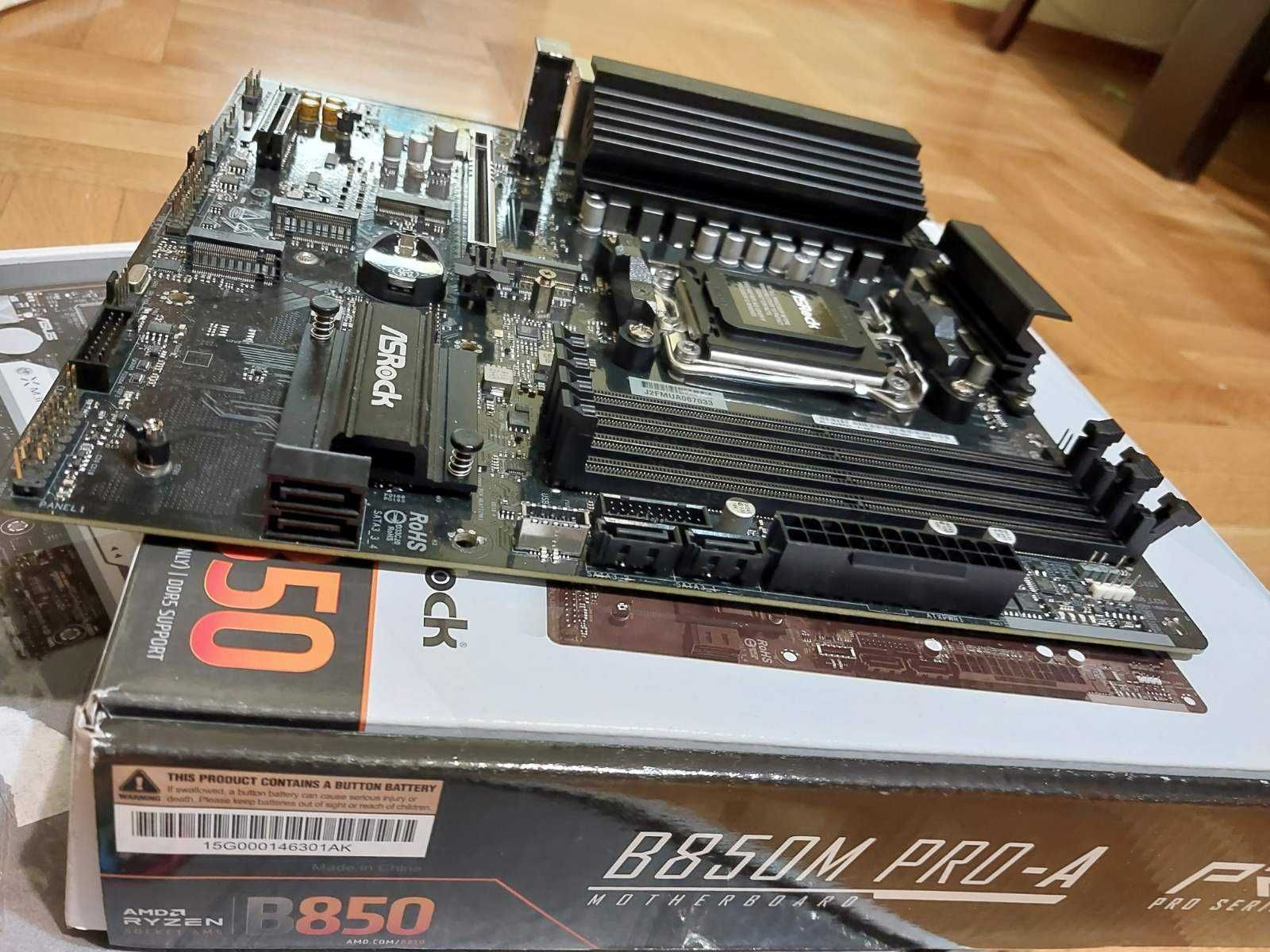 Ryzen 5 9600X (НОВ) + AsRock B850M Pro-A