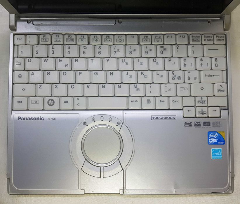 Laptop Panasonic cu alimentator si geanta de transport