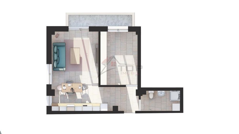 Apartament 2 camere Visan - Bucium