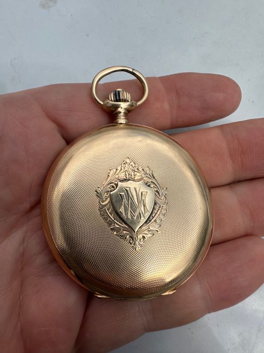 Лонжин Longines 14к златен джобен часовник. Царска Русия