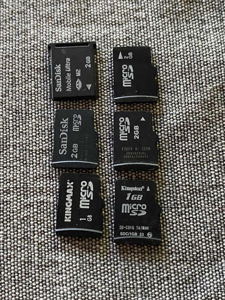 Карти памет MICRO SD 1 GB и 2GB