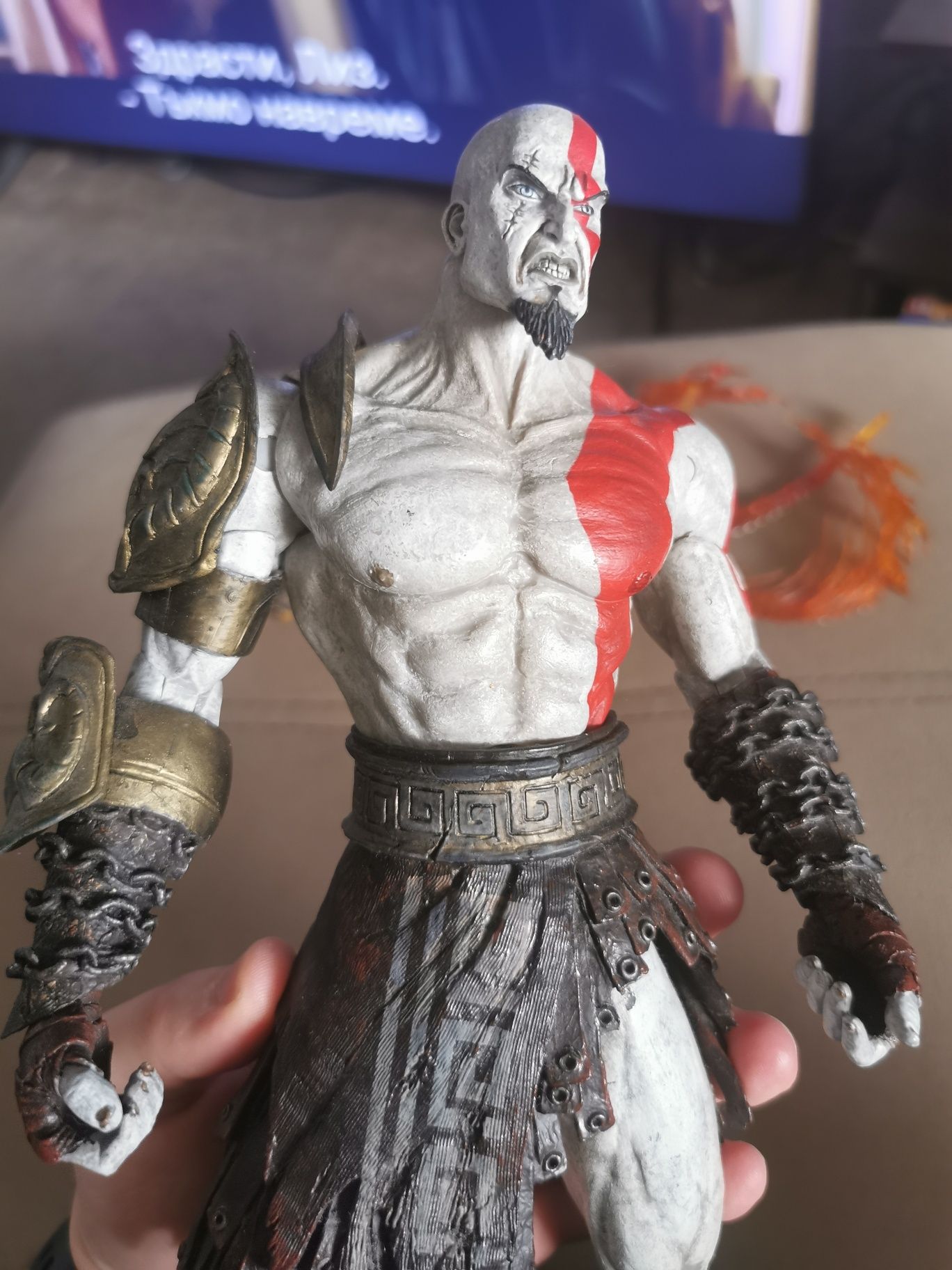 God of War II 12" Kratos Medusa Head Player Select PS2 12 инча