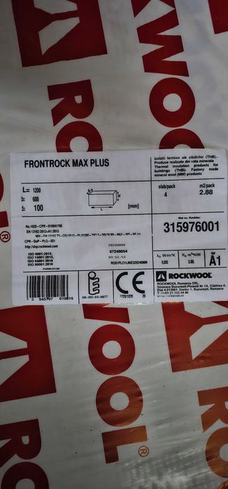 Vata bazaltica Rockwool Frontrock