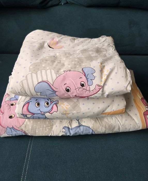 Protecții pentru pătuț/ Set 3 buc, bumbac, stare foarte buna