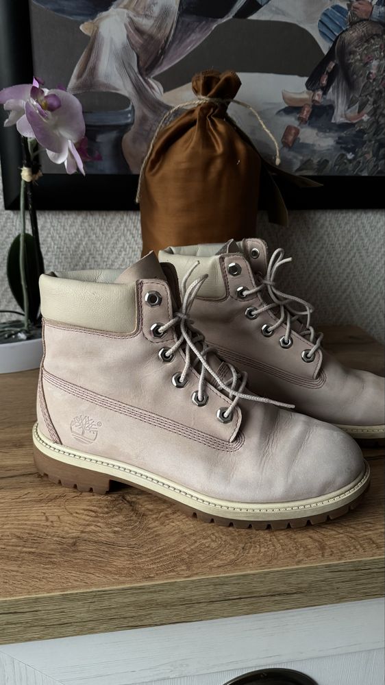 Дамски кожени боти Timberland номер 37
