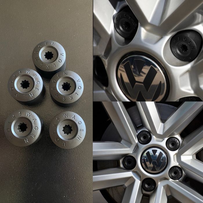 Vw passat golf caddy cc arteon polo Капачки за болтове на джанти