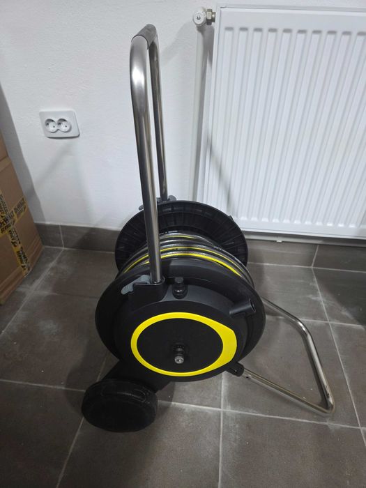 Carucior pentru furtun de gradina, Karcher cu roti de transport