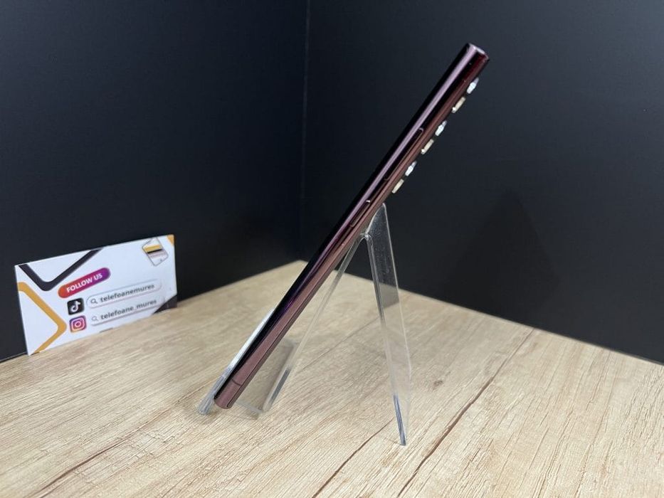 Samsung Galaxy S22 Ultra 256Gb Burgundy Second-Hand Foarte Bun 3 ani g