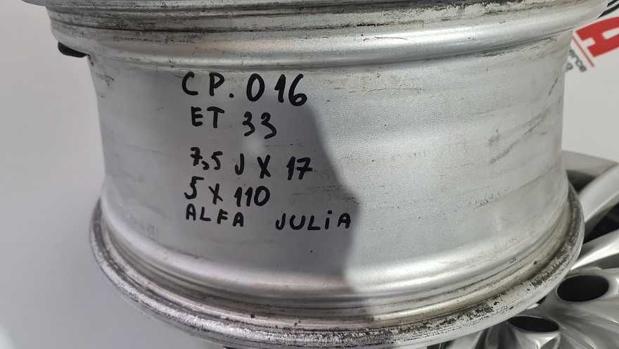 JANTE ALIAJ CP J1016 R17 ALFA. Giulia 5 x 110