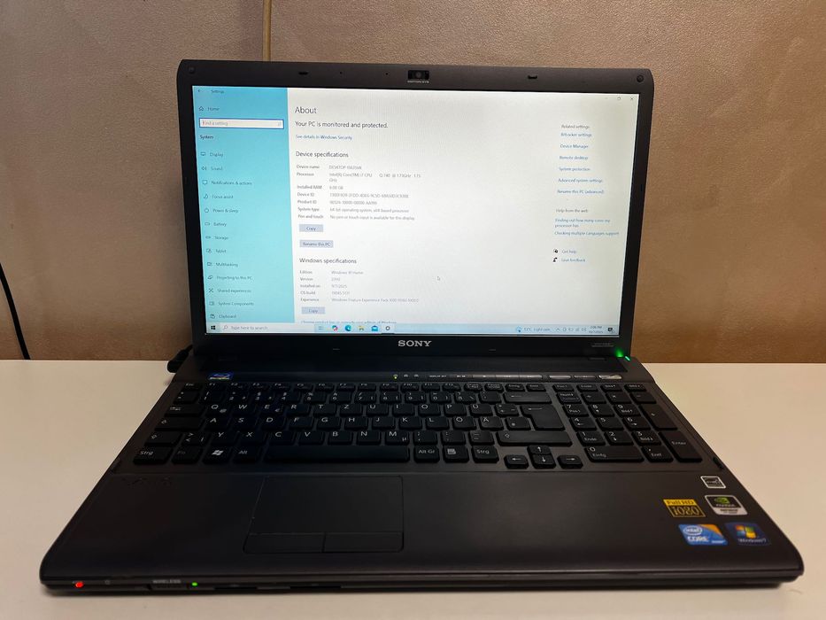 Лаптоп Sony Vaio VPCF12S1E 16.4 i7 , 6GB Ram , 512GB SSD , Full HD